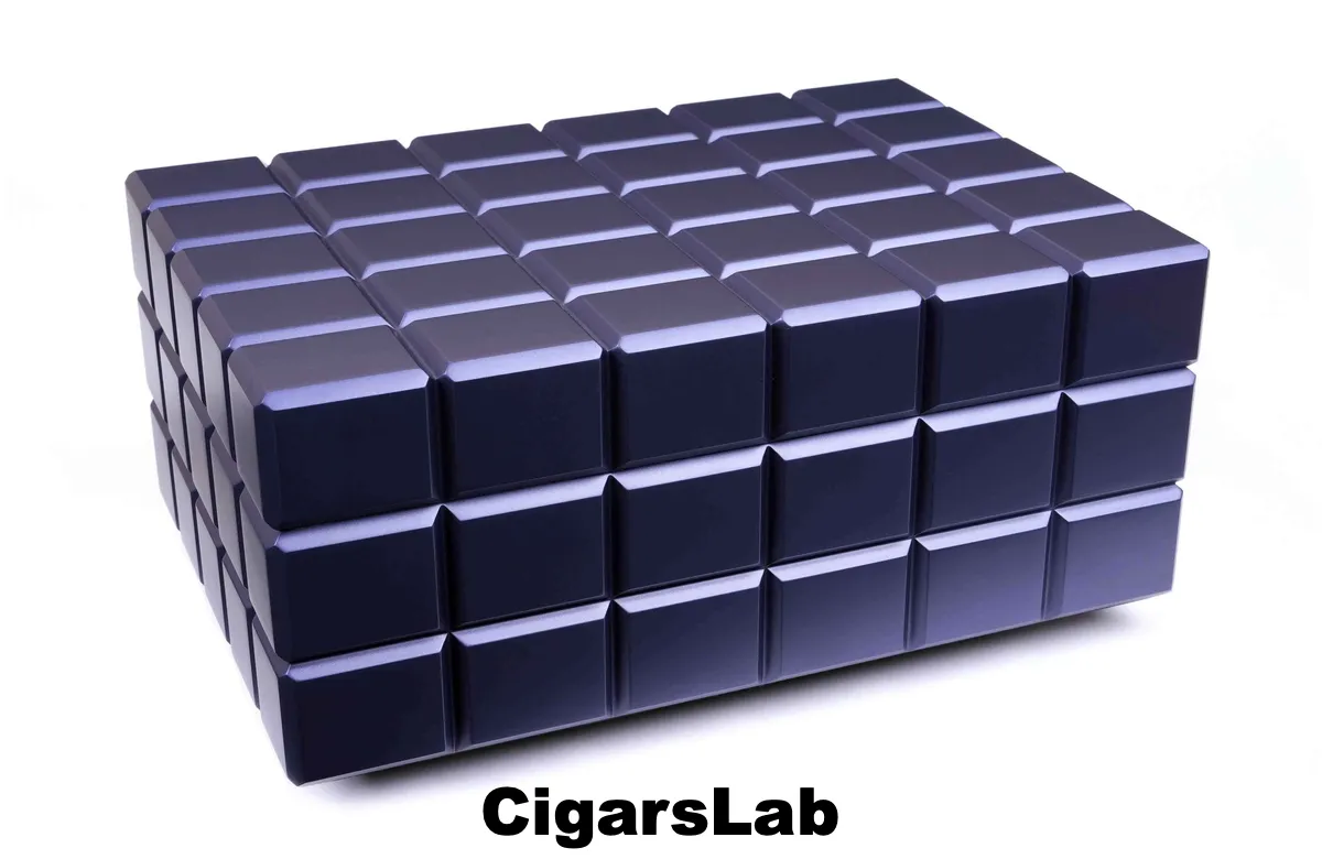 Хьюмидор Colibri Heritage на 80 сигар, Синий лак Navy