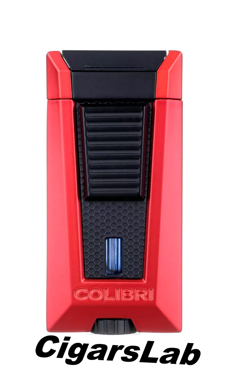 Зажигалка сигарная Colibri Stealth (тройное пламя), красный металлик