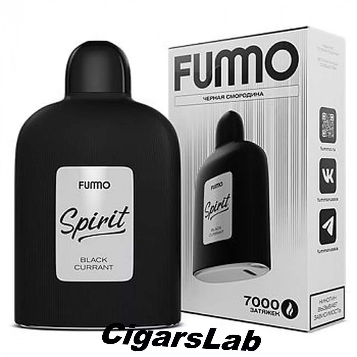POD система Fummo - Spirit 7000 затяжек - Клубничный фраппе - 2% - (1 шт.)