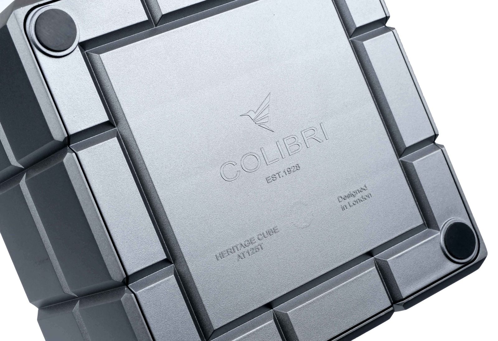 Пепельница Colibri Heritage Cube, Оружейная сталь AT125T3 preview